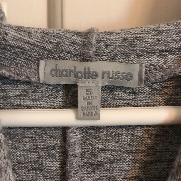 Charlotte Russe Cropped Hooded Sweatshirt - Picture 3 of 3